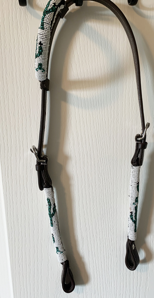 One Ear Headstall - White Cactus - Image 4